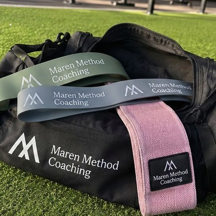 Customized booty bands for personal trainers and coaches