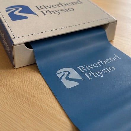 Therapy Flat Bands with custom branding